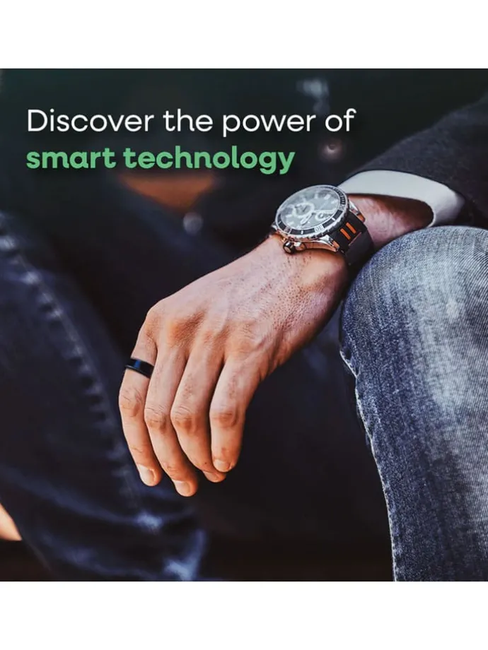 Smartring "Elite VUE" zilverkleurig