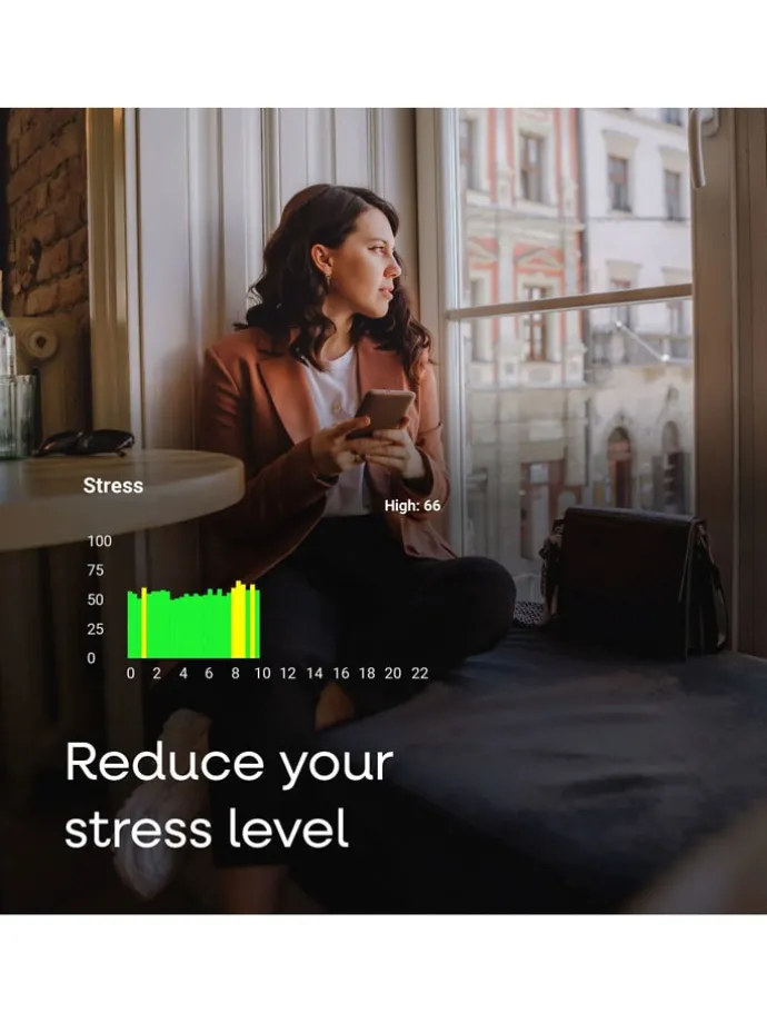 Smartring "Elite VUE" zilverkleurig