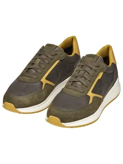 Sneakers "Branthon" kaki/lichtbruin