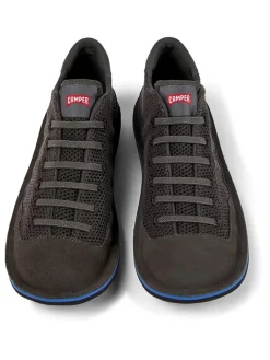 Sneakers bruin/antraciet