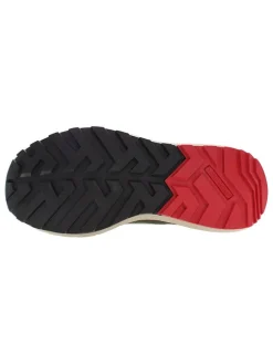 Sneakers crème/rood/zwart