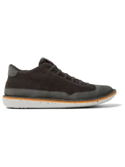 Sneakers kaki/antraciet