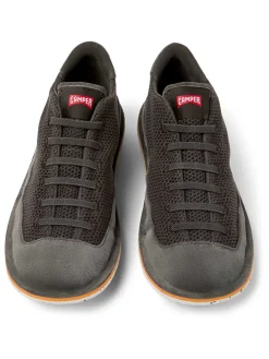 Sneakers kaki/antraciet
