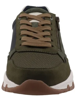 Sneakers kaki/lichtbruin