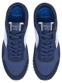 Sneakers "London" donkerblauw/blauw