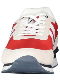 Sneakers "Orlando" beige/rood
