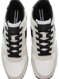Sneakers wit/crème/zwart
