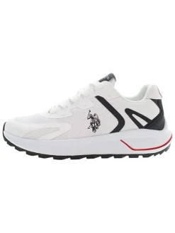 Sneakers wit/donkerblauw