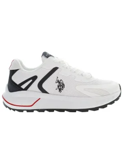 Sneakers wit/donkerblauw