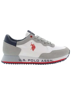 Sneakers wit/grijs