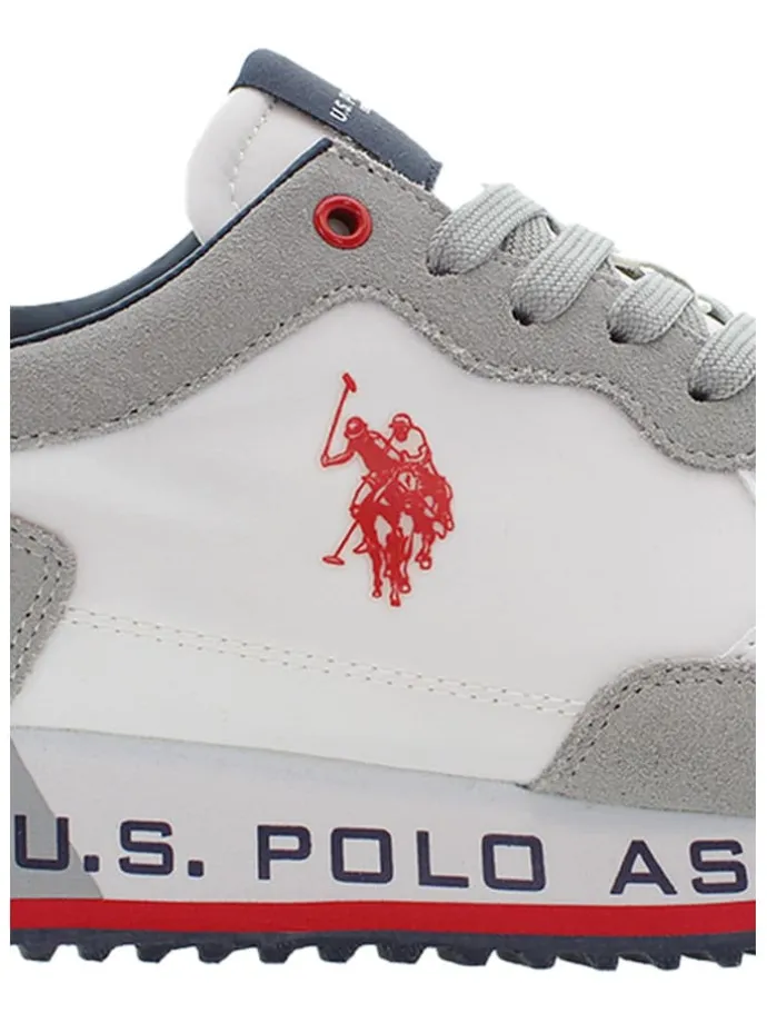 Sneakers wit/grijs