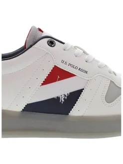 Sneakers wit/grijs/donkerblauw