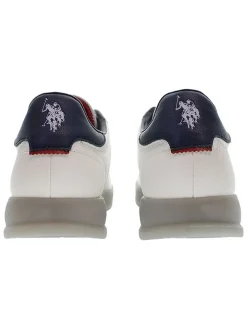 Sneakers wit/grijs/donkerblauw