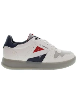 Sneakers wit/grijs/donkerblauw