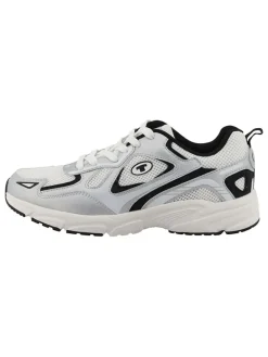 Sneakers wit/zwart/zilverkleurig