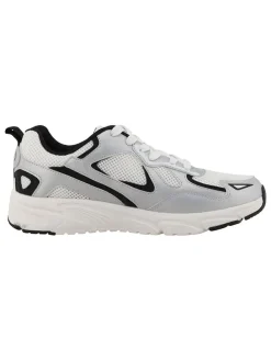 Sneakers wit/zwart/zilverkleurig