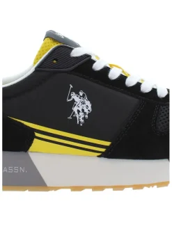 Sneakers zwart/geel