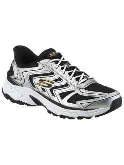 Sneakers zwart/zilverkleurig