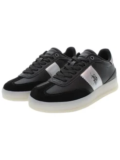 Sneakers zwart/zilverkleurig