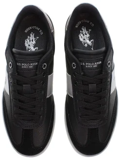 Sneakers zwart/zilverkleurig