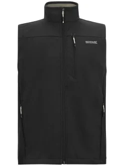 Softshellbodywarmer "Arana" zwart