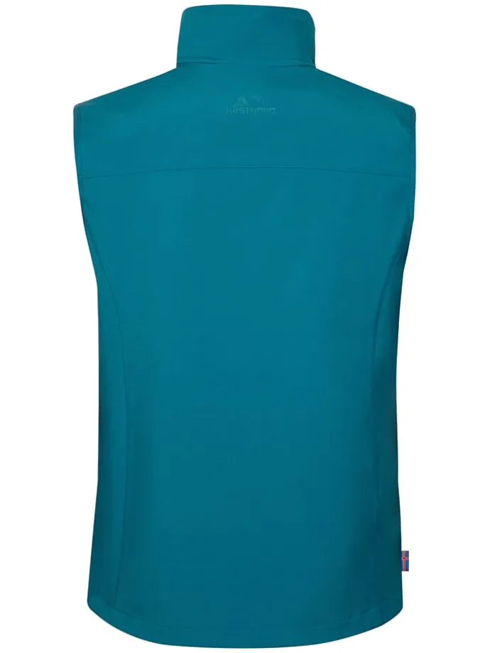 Softshellbodywarmer "Eldfjall" petrol