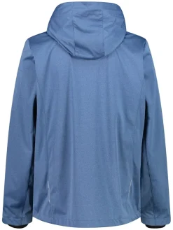 Softshelljas blauw