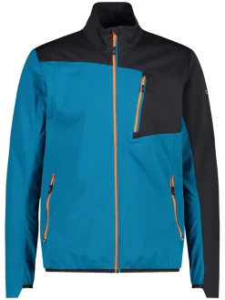 Softshelljas blauw