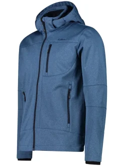 Softshelljas blauw