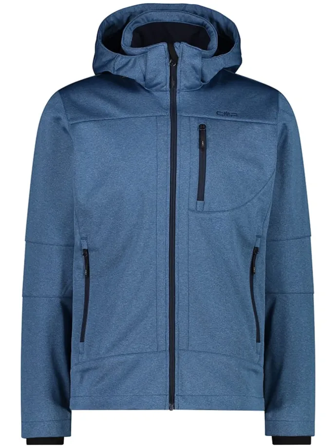 Softshelljas blauw
