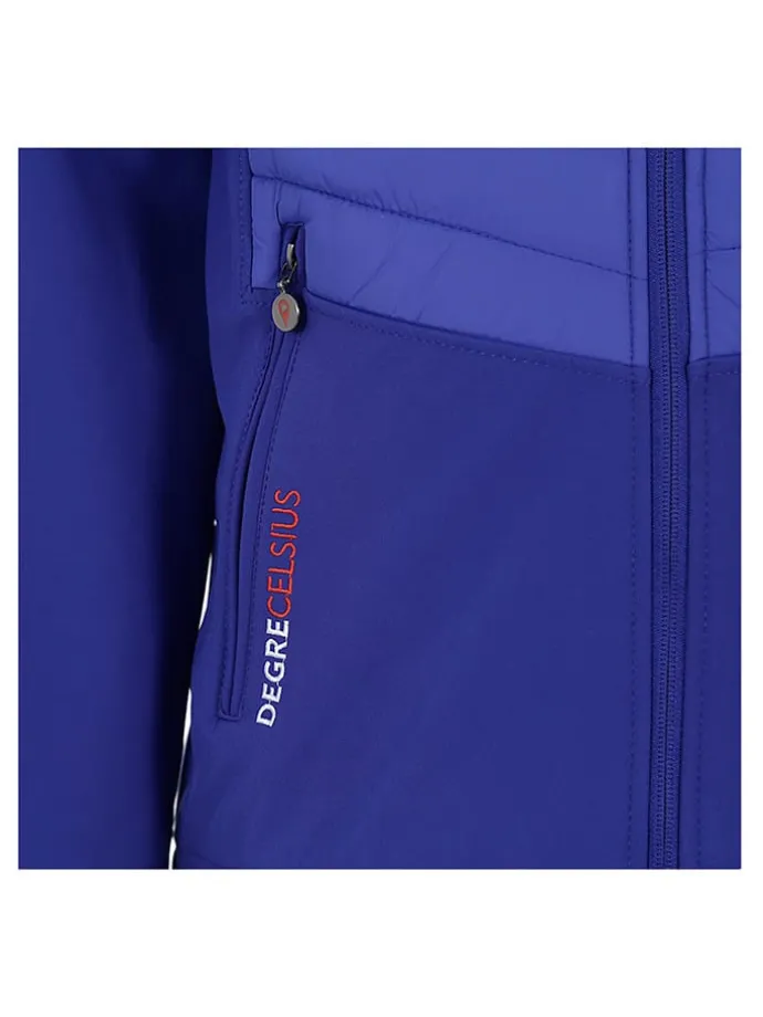 Softshelljas "Cander" blauw/paars