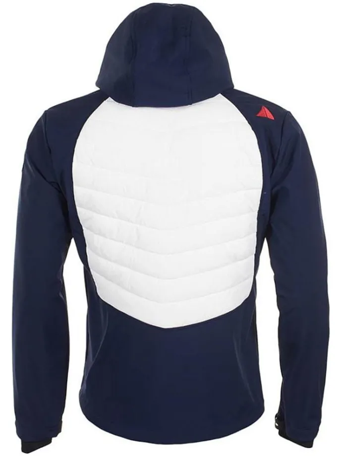 Softshelljas "Capver" donkerblauw/wit