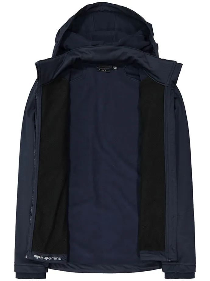 Softshelljas donkerblauw