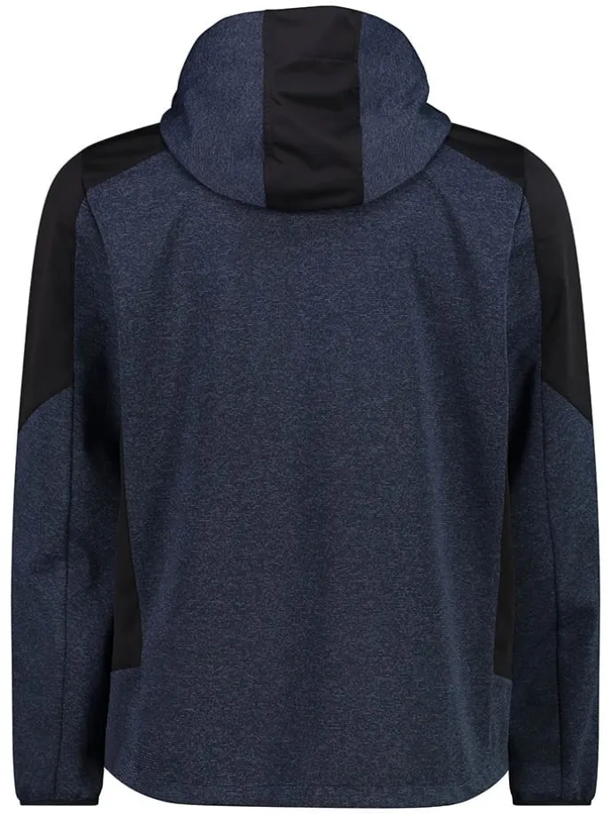 Softshelljas donkerblauw