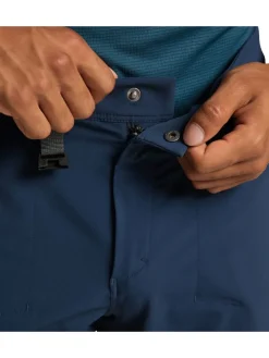 Softshellshort "Lizard" donkerblauw