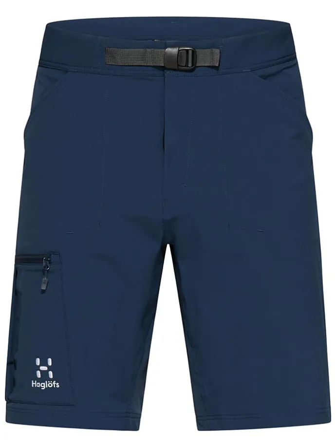 Softshellshort "Lizard" donkerblauw