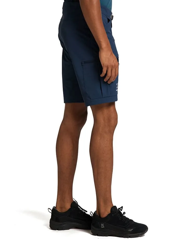 Softshellshort "Lizard" donkerblauw