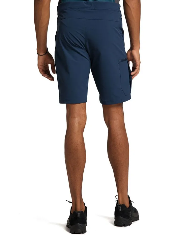 Softshellshort "Lizard" donkerblauw