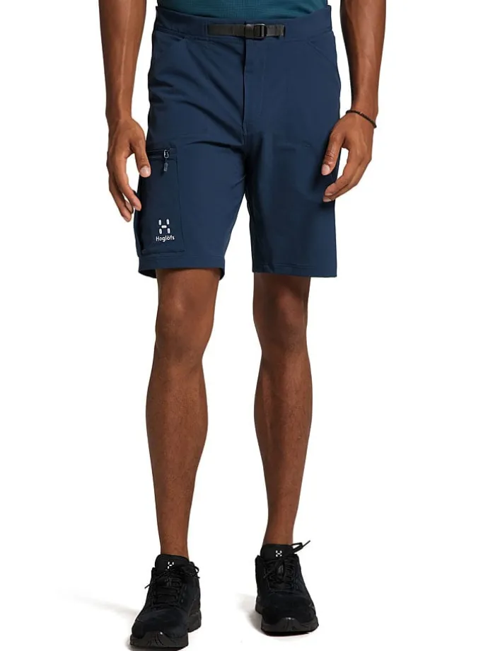 Softshellshort "Lizard" donkerblauw
