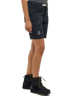 Softshellshort "Lizard" zwart
