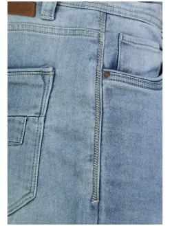 Spijkerbermuda blauw