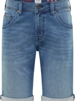 Spijkerbermuda "Chicago" blauw
