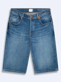 Spijkerbermuda "Corvin" blauw
