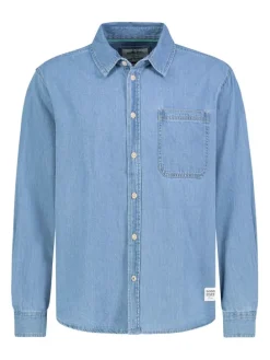 Spijkerblouse blauw