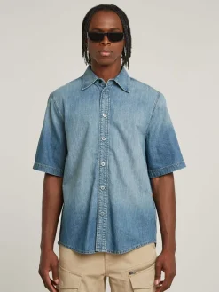 Spijkerblouse blauw