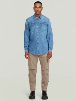 Spijkerblouse blauw