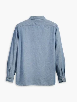 Spijkerblouse lichtblauw