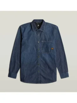 Spijkerblouse - regular fit - blauw
