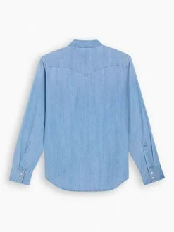 Spijkerblouse - regular fit - lichtblauw