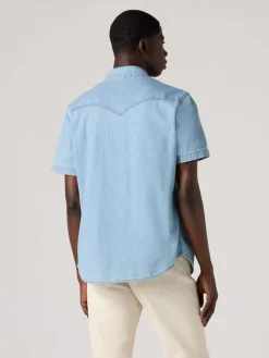 Spijkerblouse - regular fit - lichtblauw